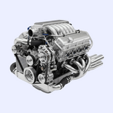 Turbocharged Engine Block